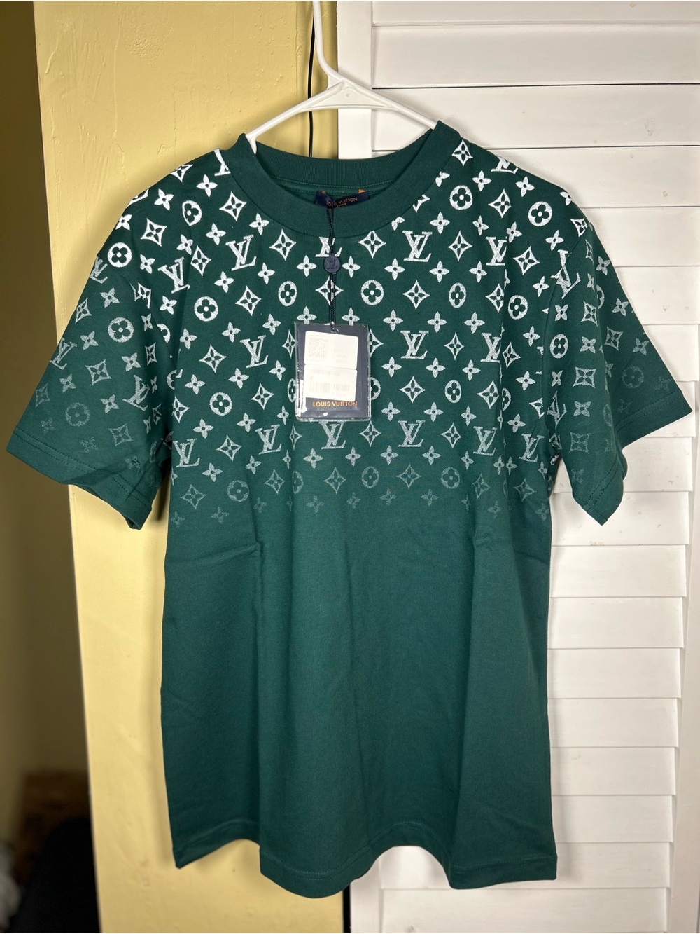 Louis Vuitton Monogram Gradient T-Shirt – Green & White